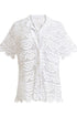 PQ Swim Water Lily Lace Button Top
